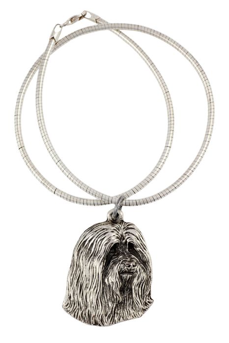 Bearded Collie naszyjnik na lince Art-Dog