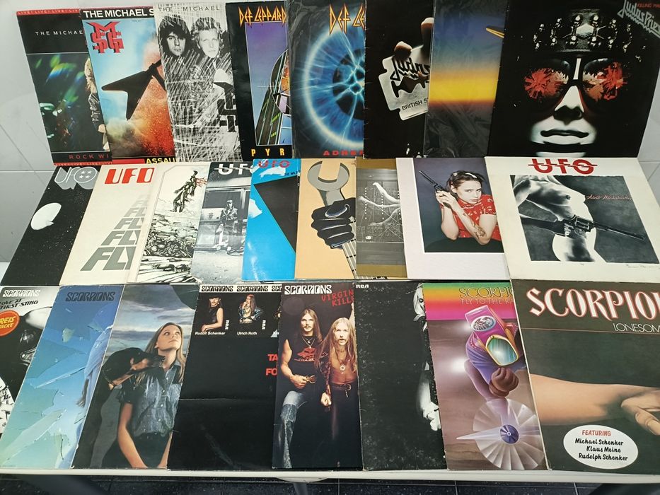 HEAVY METAL / HARD ROCK: os MELHORES grupos, DEZENAS de albuns (vinis)