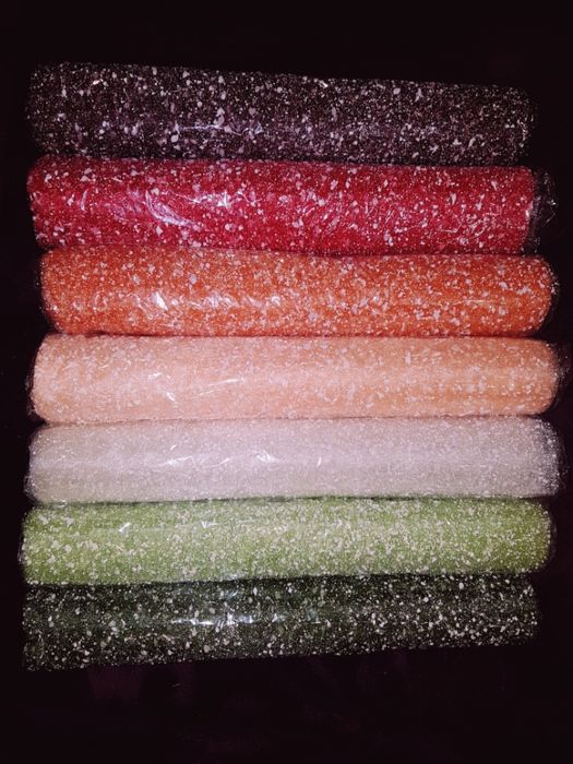 Материал для оформления букетов и поделок сетка снег