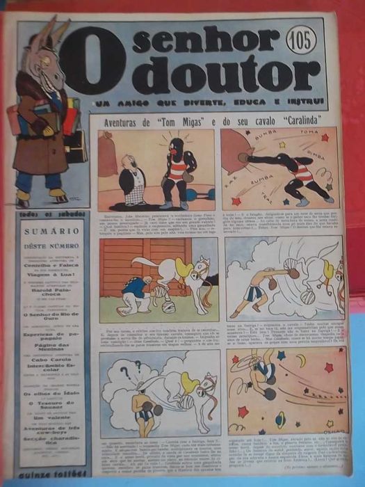 O SENHOR DOUTOR - Nº 1 a 260, primeiros cinco anos completos.