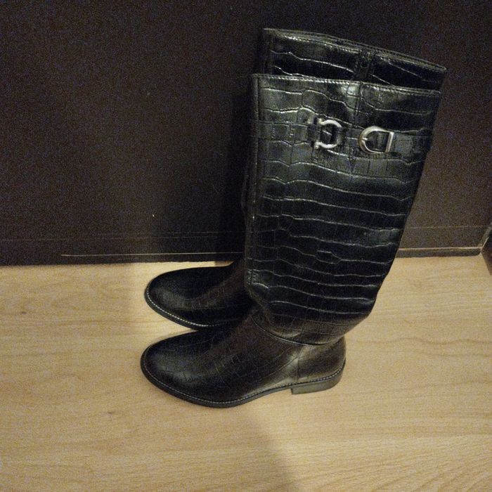 Botas de cano alto pretas 37 (ler descrição)