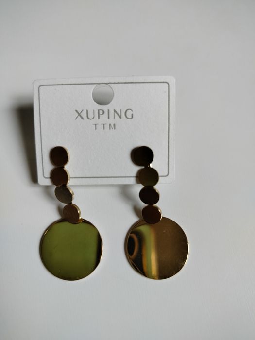 Kolczyki monetki xuping