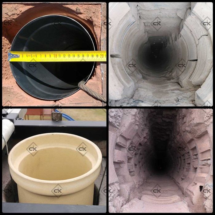 Frezowanie Kominów WKŁADY CERAMICZNE i Kwaso-żaroodporne Szlamowanie