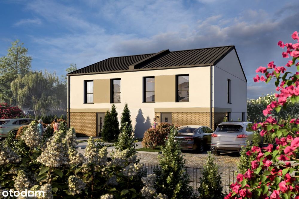 Dom 2poziomowy 97,08 m², ogród, poddasze, 4 pokoje – Rogierówko