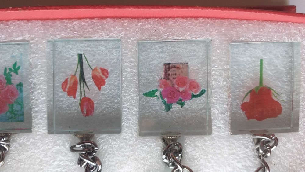 Porta-chaves - Flores + Signos - novos - portes incluidos