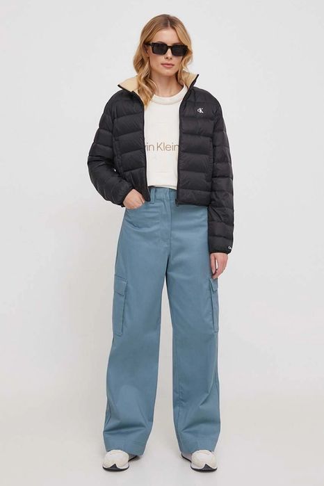 Kurtka puchowa cienka Calvin Klein Jeans M