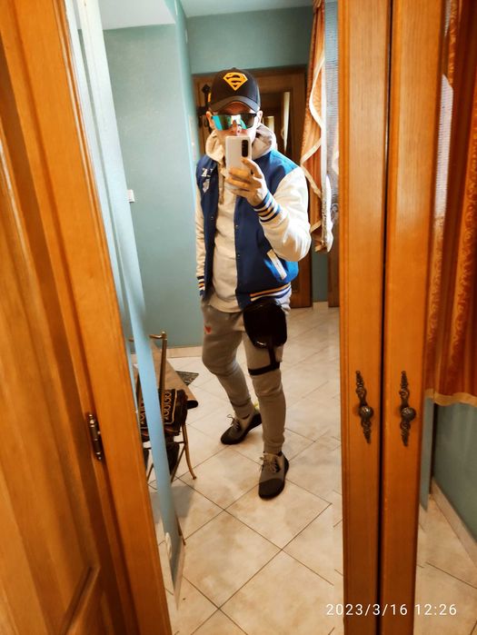 Skórzana saszetka Nike /kabura/nerka/torba na nogę