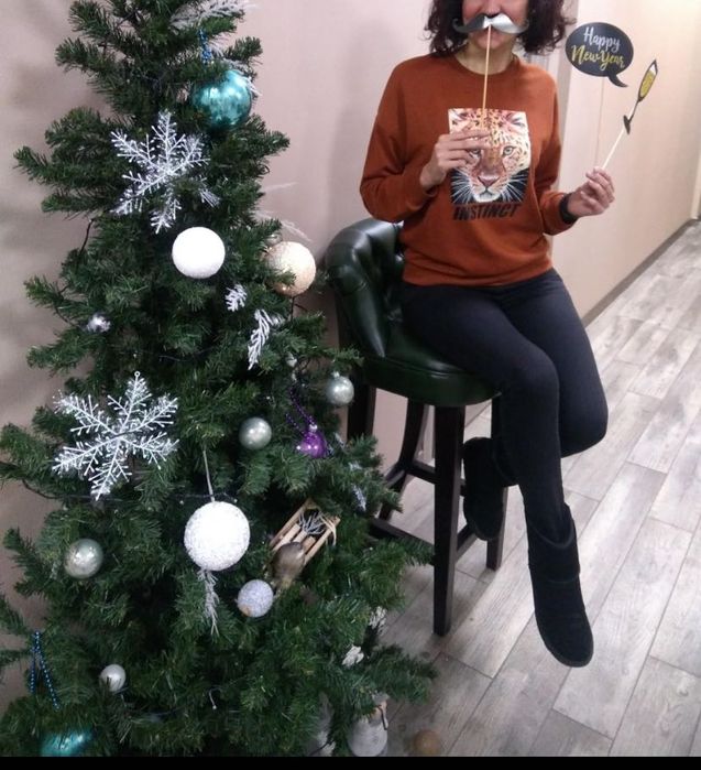 Світшот жіночий бавовняний з принтом INSTINCT , р. S M L