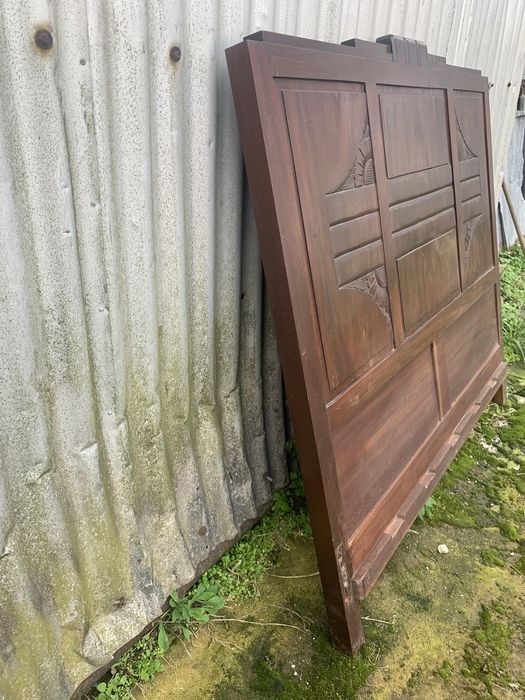 Cabeceira de cama, vintage, estilo Art Deco
