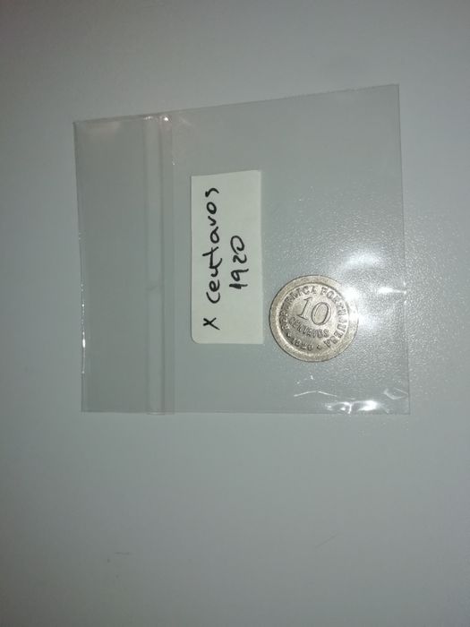 Moeda de 10 centavos de 1920
