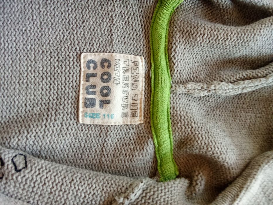 Sweter szary zapinany 116 Cool Club