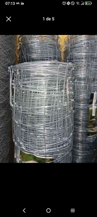 Rede ovelheira ligeira zincada