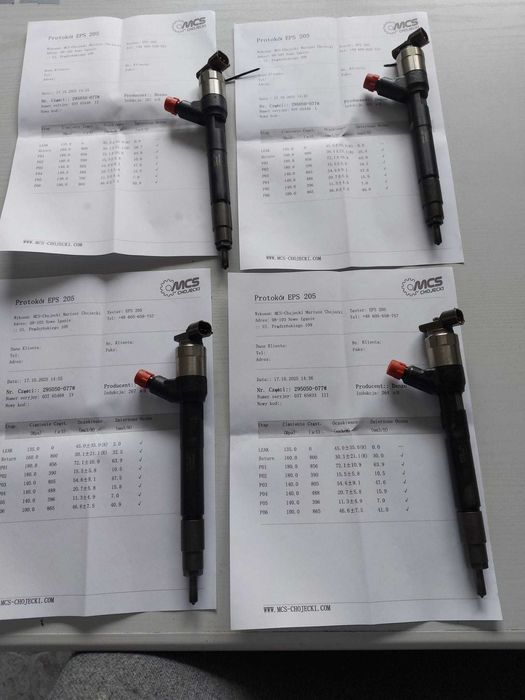 Wtryski Denzo Insignia-Astra sil.1,6CDTI  sprawdzone