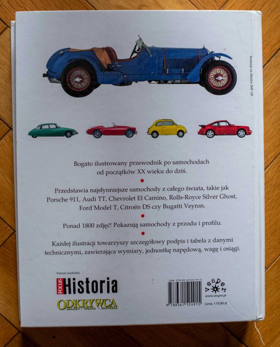 Ilustrowana Encyklopedia Samochody Ponad 1800 Ilustracji Vesper Klasyk