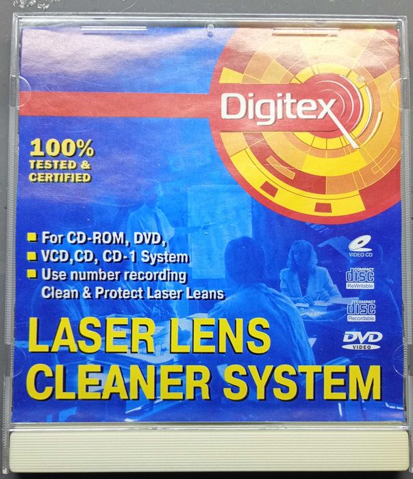 Чистящий диск для CD и DVD laser lens cleaner