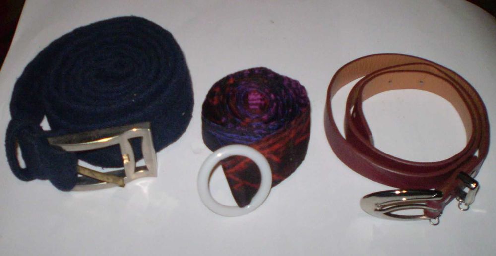 Пояса для одежды разные кожа,кашемир,атлас.Ремешки для часов.Недорого.