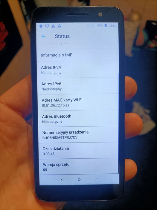 Alcatel Joy 1 telefon 5" smartfon 8/1 GB LTE 4G Android 8.1 Oreo