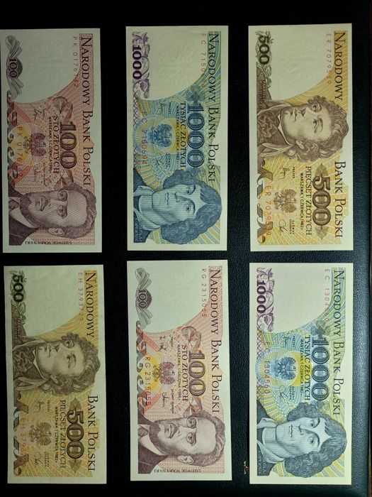 Banknoty prl st.1/-1++2