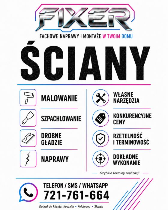 FIXER – Malowanie i Naprawa Ścian