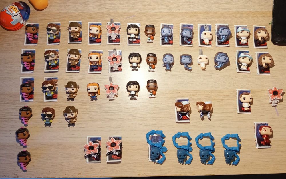 Mini Funko Pop  Stranger Things e Harry Potter e  figuras McDonald's