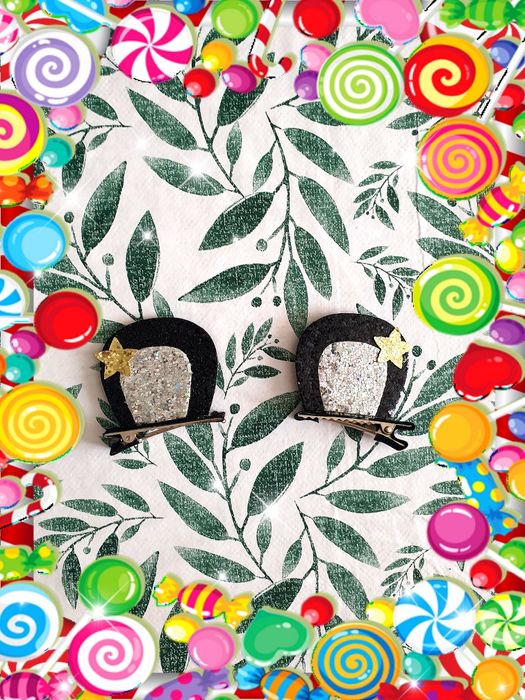 Spinki do wlosow w ksztalcie uszu uszka