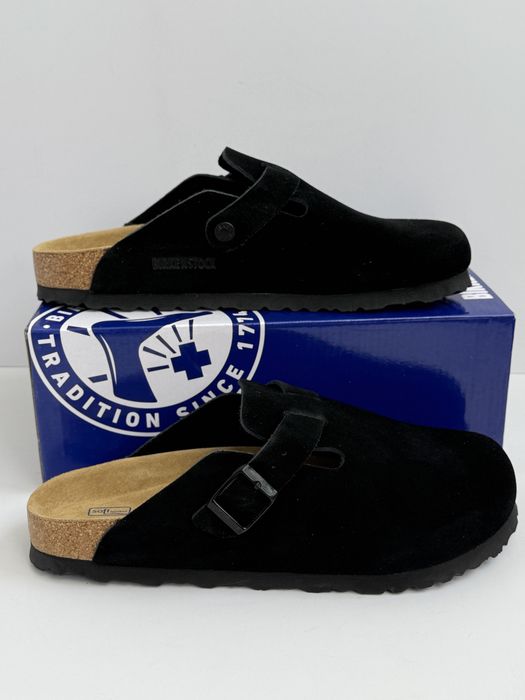 Клоги сабо  Birkenstock boston біркеншток шкіряні биркеншток