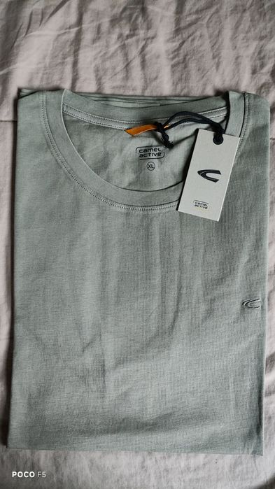 Camel Active oliwkowy khaki t-shirt rozm XL