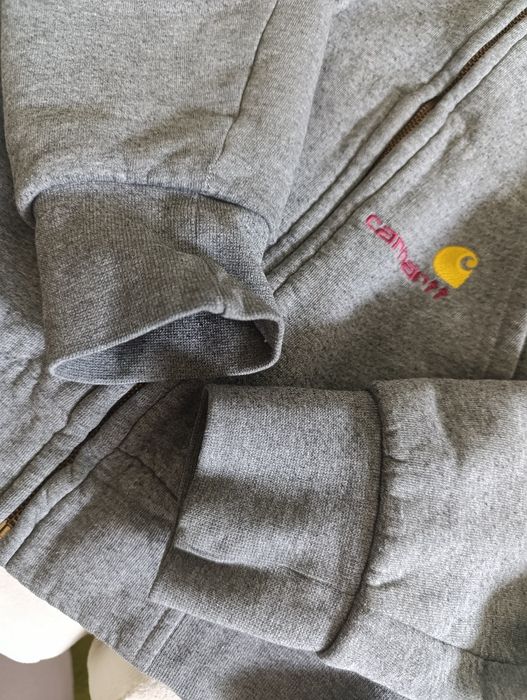 Сіре zip-hoodie Carhartt