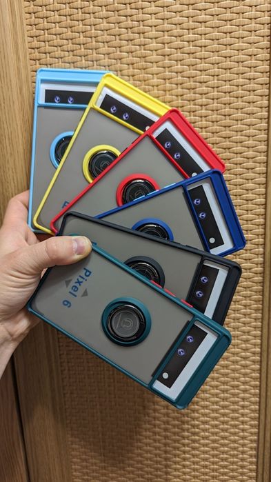 Противоударный чехол Pixel 6 с кольцом чохол з кільцем