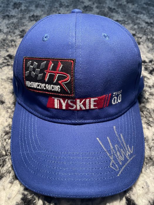 AUTOGRAF Czapka Krzysztof Hołowczyc Kampania TYSKIE 0.0% AUTOGRAFY