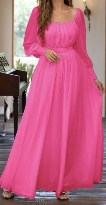 Vestido rosa cerimónia casamento