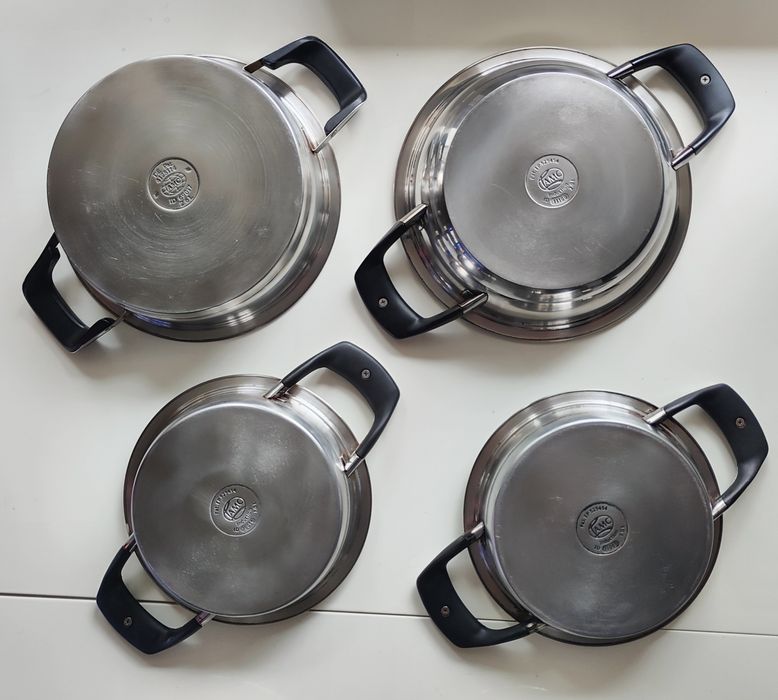 AMC zestaw garnków ,stal nierdzewna, indukcja ,komplet