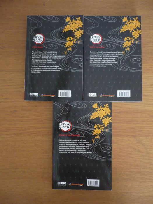 Demon Slayer Livros 1,2 & 3