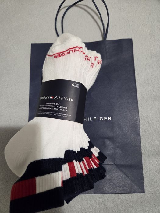 Meskie skarpetki 6 pack r.40-45  Tommy Hilfiger