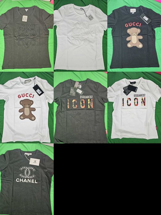 Koszulka loewe Shirt koszulki icon damskie gucci Premium