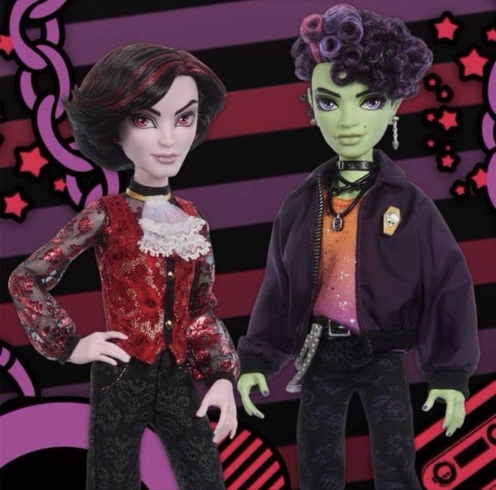 Набір ляльок Монстер Хай Кіран Валентайн та Спеллдон Колдронелло Monster High Kieran Valentine & Spelldon Cauldronello