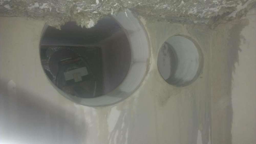 Сверление отверстий под рекуператор , буржуйки