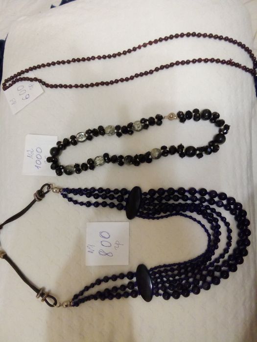 Лот 3 бус натуральне каміння2000гривень,торг