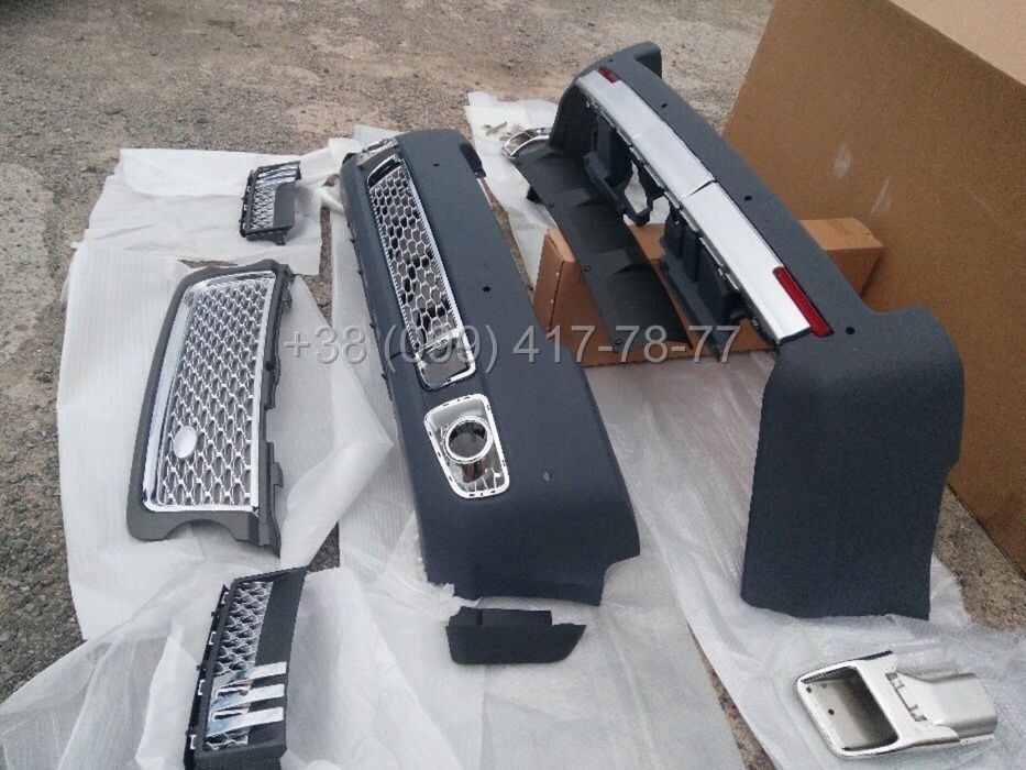 Обвес Range Rover L322 VOGUE Бампер Решетка Пороги Насадки