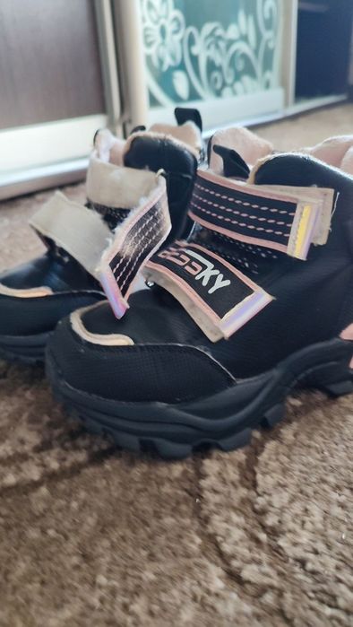 Ботинки демісезонні, хайтопи для дівчинки, зимові сапожки