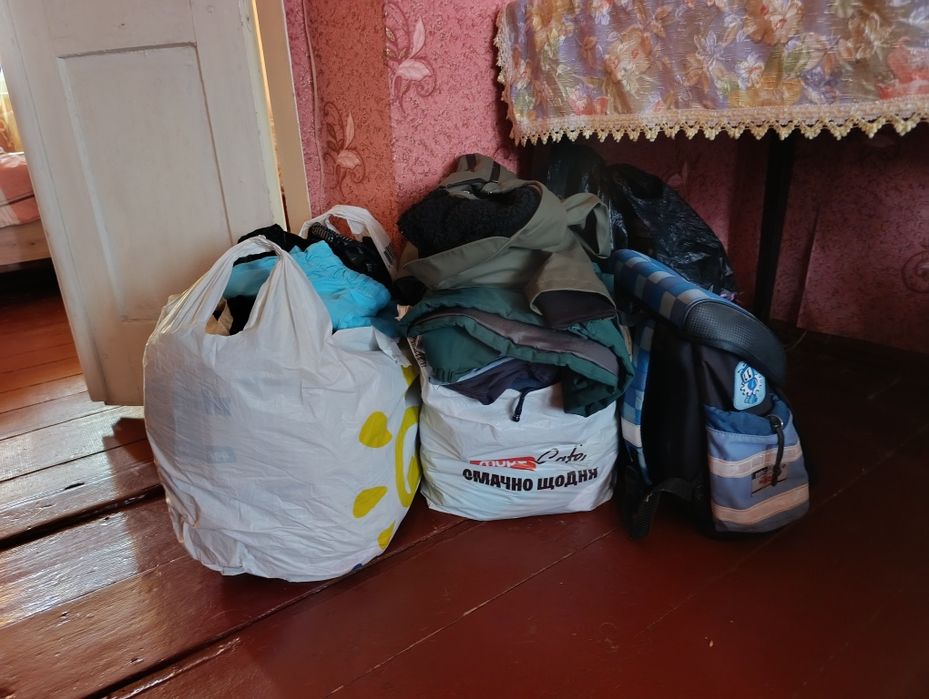 великий пакет одягу  на хлопчика розмір 128