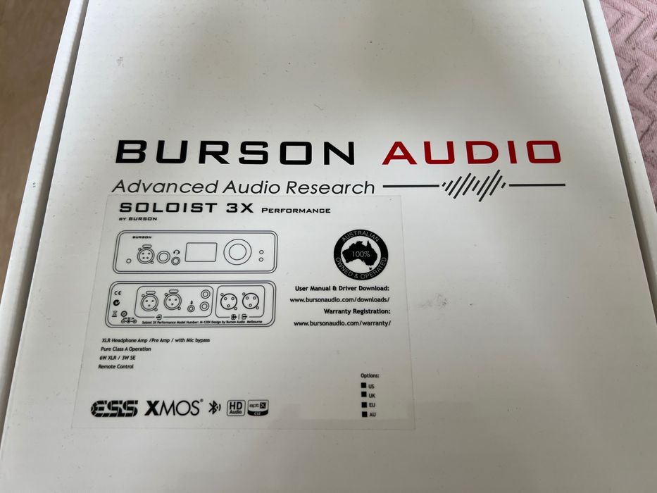Підсилювач для навушників Burson Soloist 3X Performance