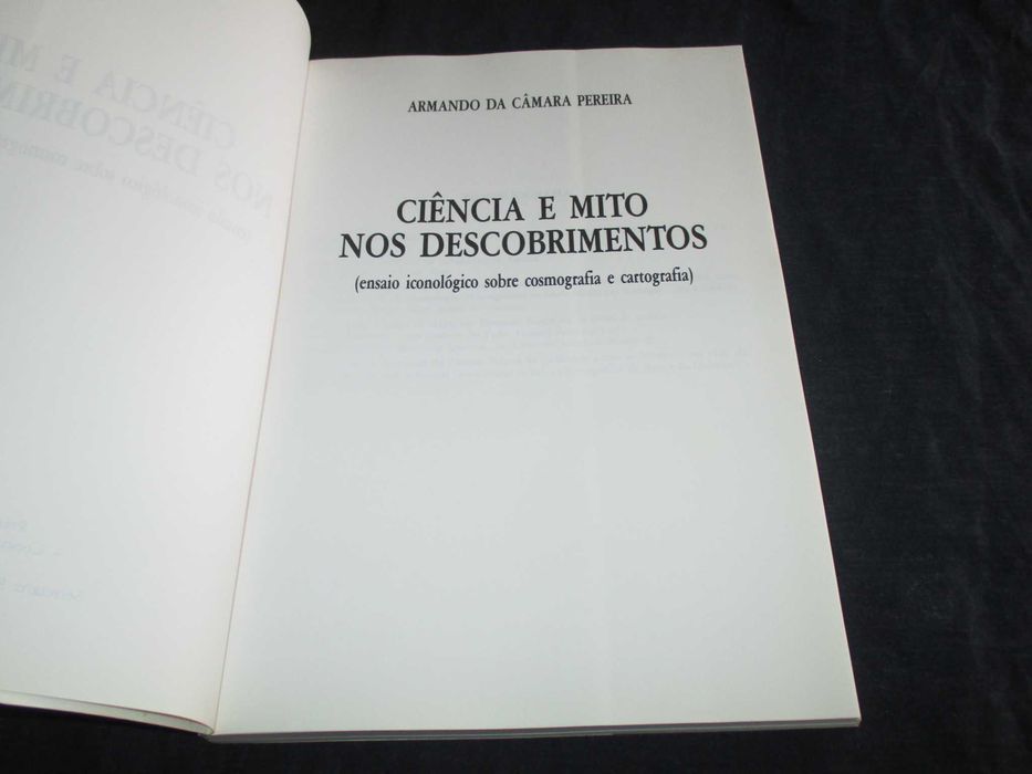 Livro Ciência e Mito nos Descobrimentos Cosmografia e Cartografia