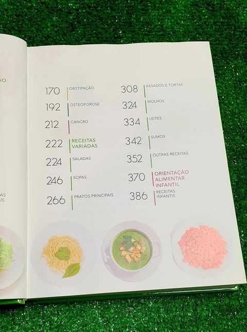 Livro "Viva melhor com a Culinária para a Saúde"