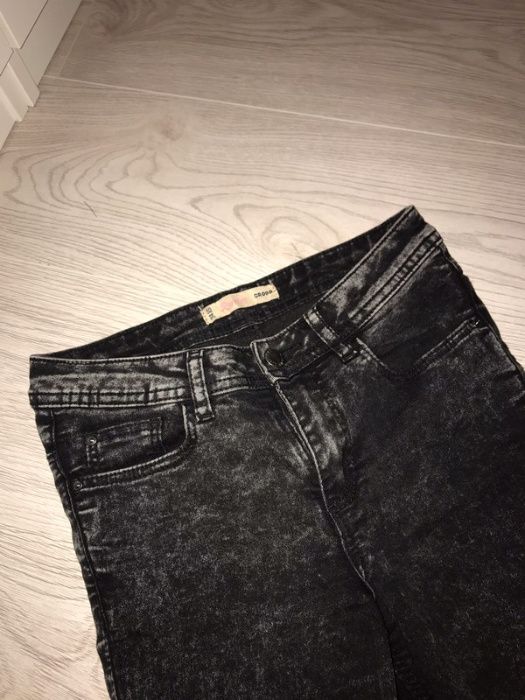 Damskie szare rurki z niskim stanem XS cropp