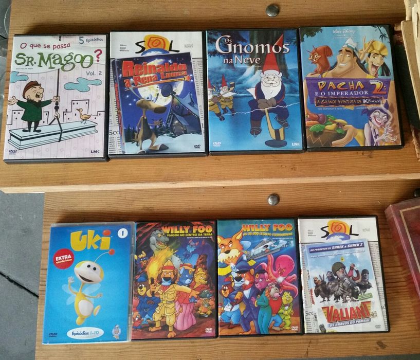 DVD infantil Disney e outras coleções