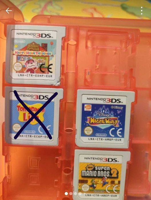4 jogos Nintendo 3DS