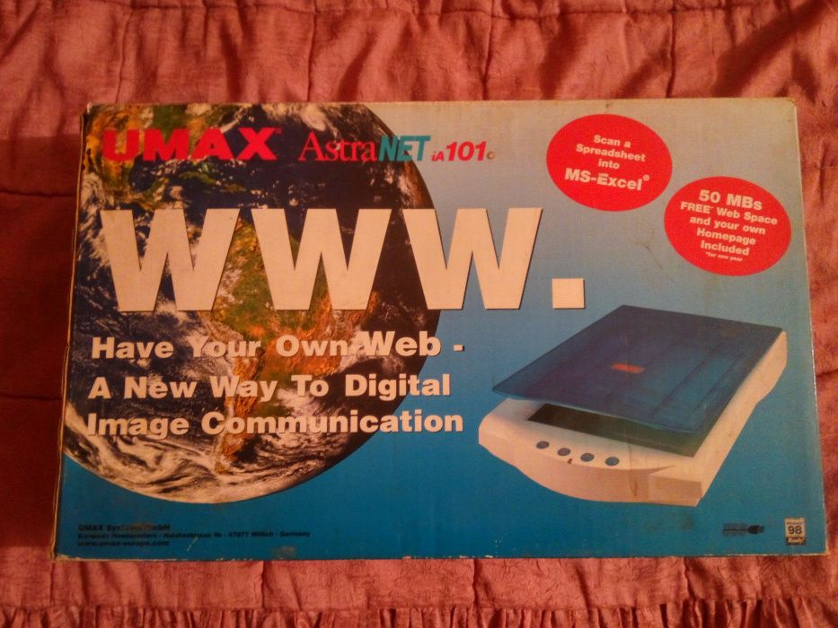 Сканер AstraNet iA101 он же Umax Astra 3400