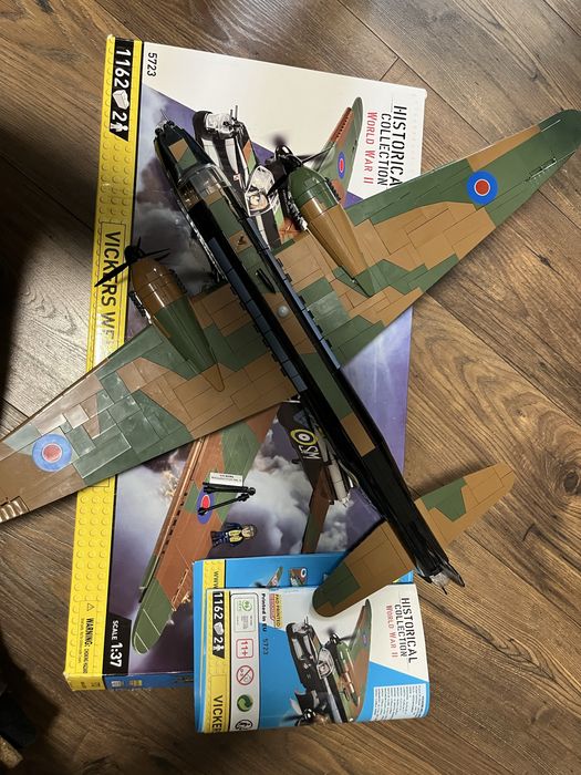 Vickers Wellington Mk.II Cobi 5723 Samolot wojskowy bombowiec