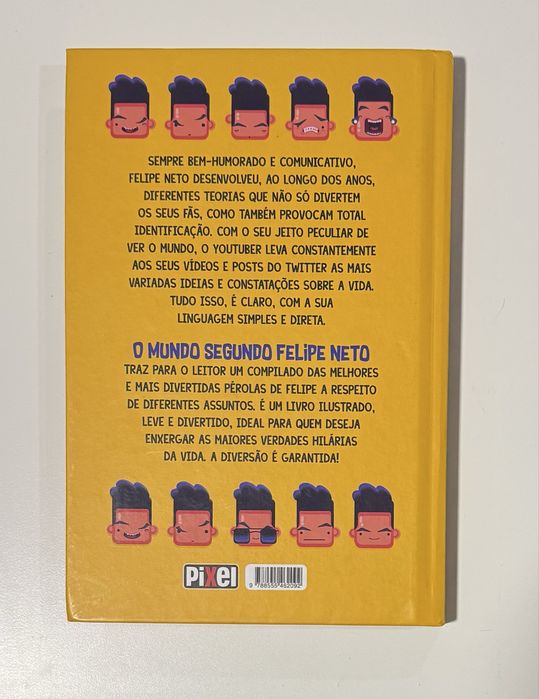 Livro “O Mundo segundo Filipe Neto” da Editora Pixel